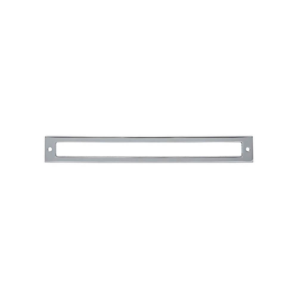 Top Knobs - Hollin Backplate 8 13/16 Inch Polished Chrome - Polished Chrome