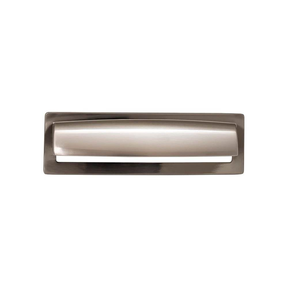 Top Knobs - Hollin Cup Pull 5 1/16 Inch (c-c) Brushed Satin Nickel - Brushed Satin Nickel