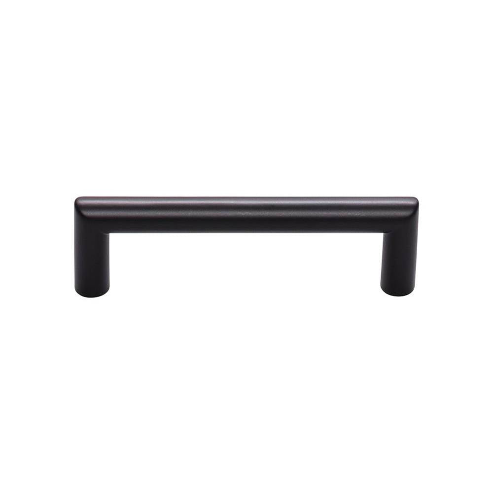 Top Knobs - Kinney Pull 3 3/4 Inch (c-c) Flat Black - Flat Black