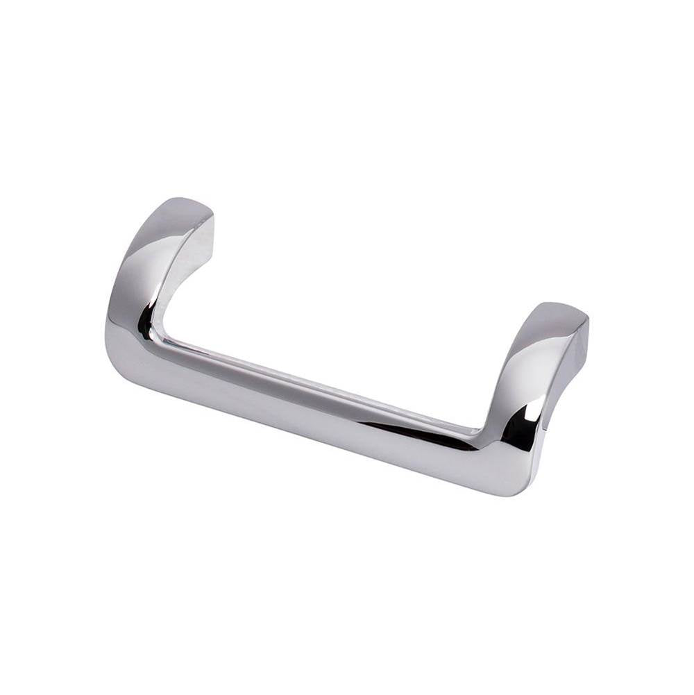 Top Knobs - Kentfield Pull 3 3/4 Inch (c-c) Polished Chrome - Polished Chrome