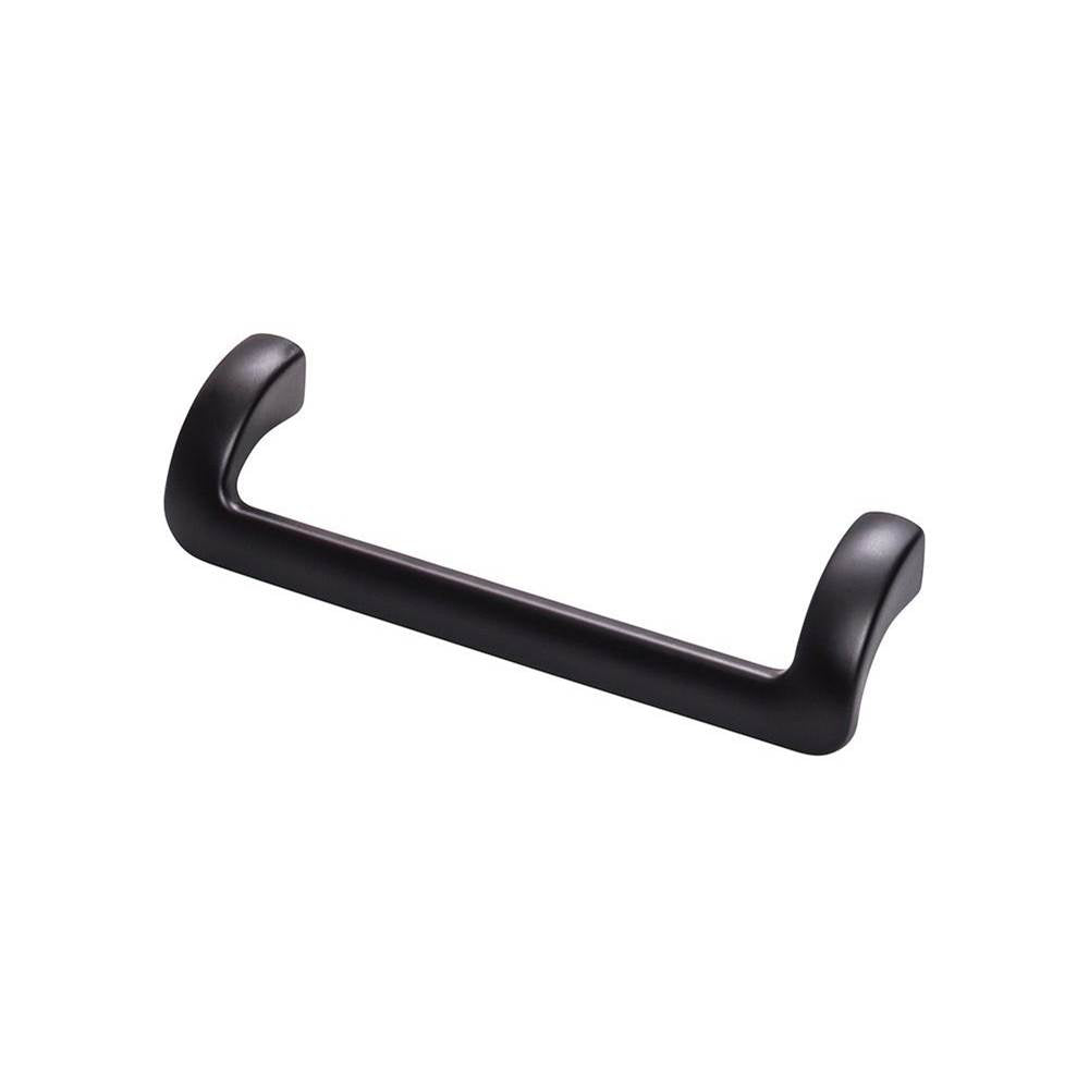 Top Knobs - Kentfield Pull 5 1/16 Inch (c-c) Flat Black - Flat Black