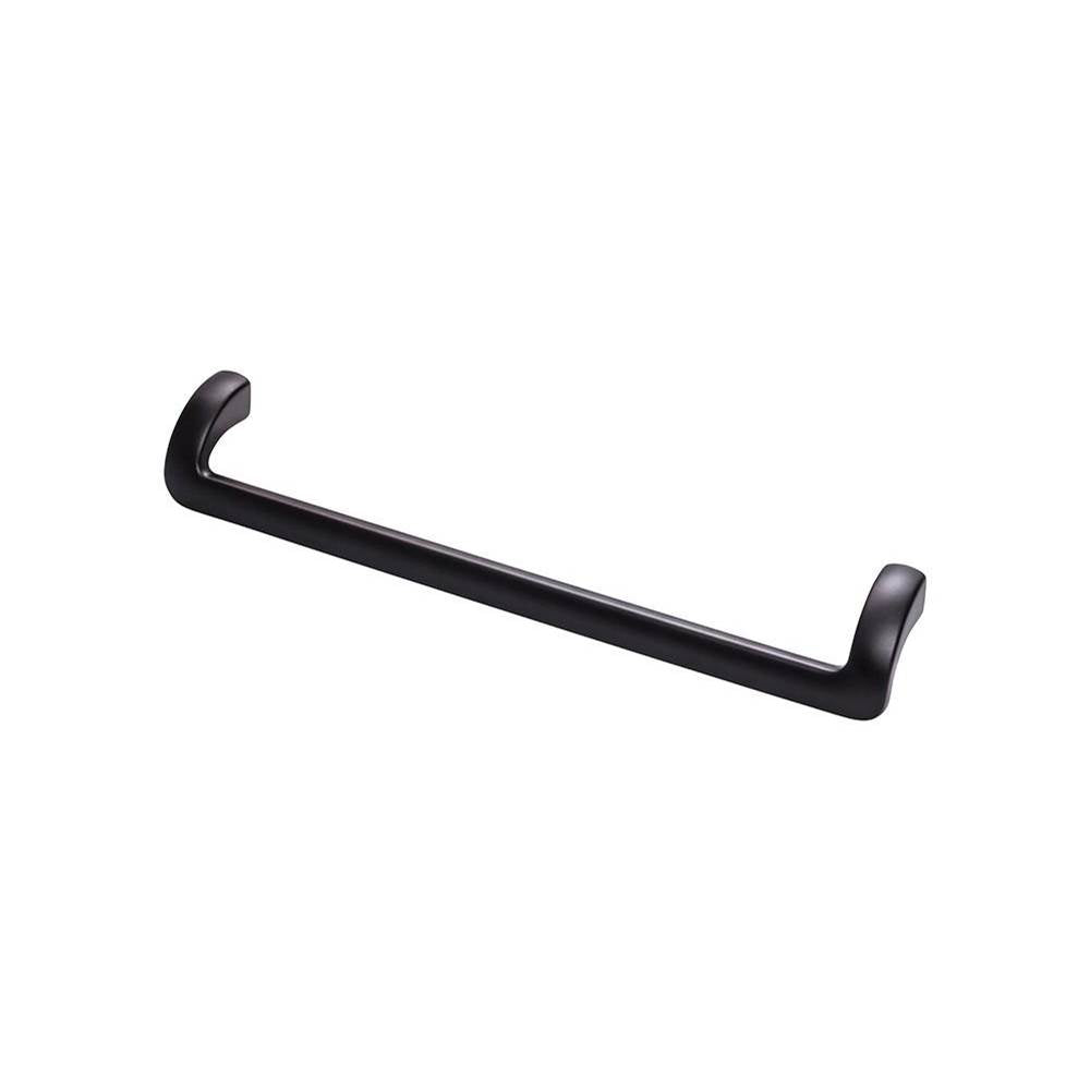 Top Knobs - Kentfield Pull 8 13/16 Inch (c-c) Flat Black - Flat Black
