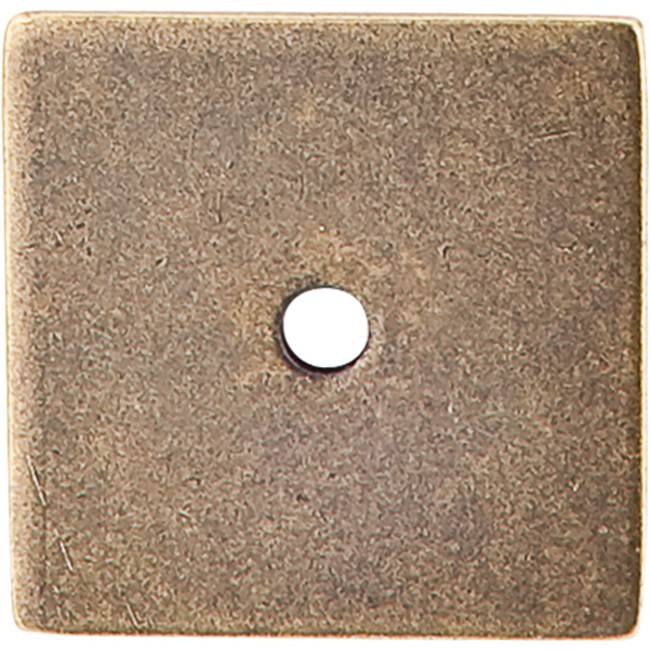 Top Knobs - Square Backplate 1 1/4 Inch German Bronze - German Bronze