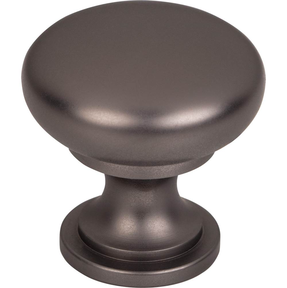 Top Knobs - Hollow Round Knob 1 3/16 Inch Ash Gray - Ash Gray