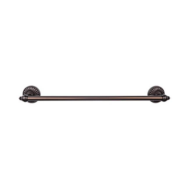 Top Knobs - Tuscany Bath Towel Bar 18 Inch Single Oil Rubbed Bronze - Oil Rubbed Bronze