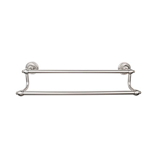 Top Knobs - Tuscany Bath Towel Bar 18 Inch Double Brushed Satin Nickel - Brushed Satin Nickel
