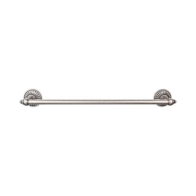 Top Knobs - Tuscany Bath Towel Bar 24 Inch Single Antique Pewter - Pewter Antique