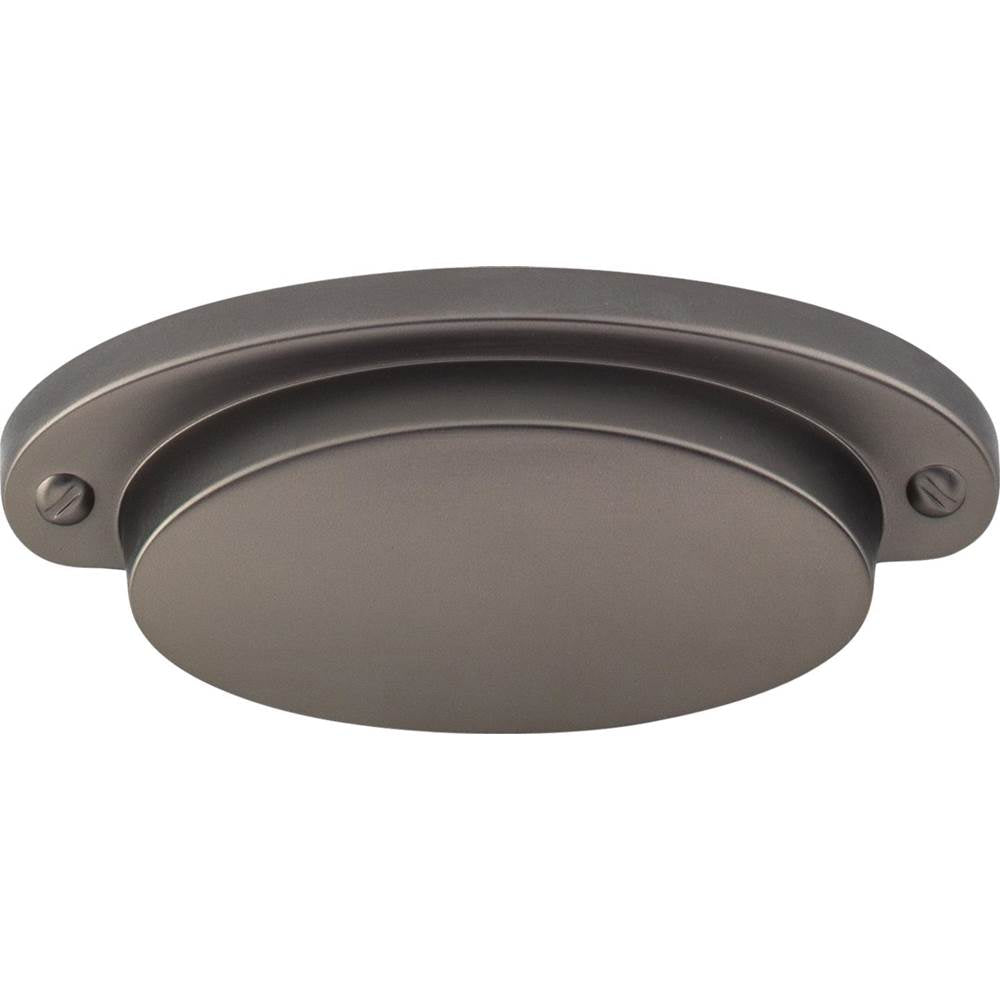 Top Knobs - Dakota Cup Pull 2 9/16 Inch (c-c) Ash Gray - Ash Gray