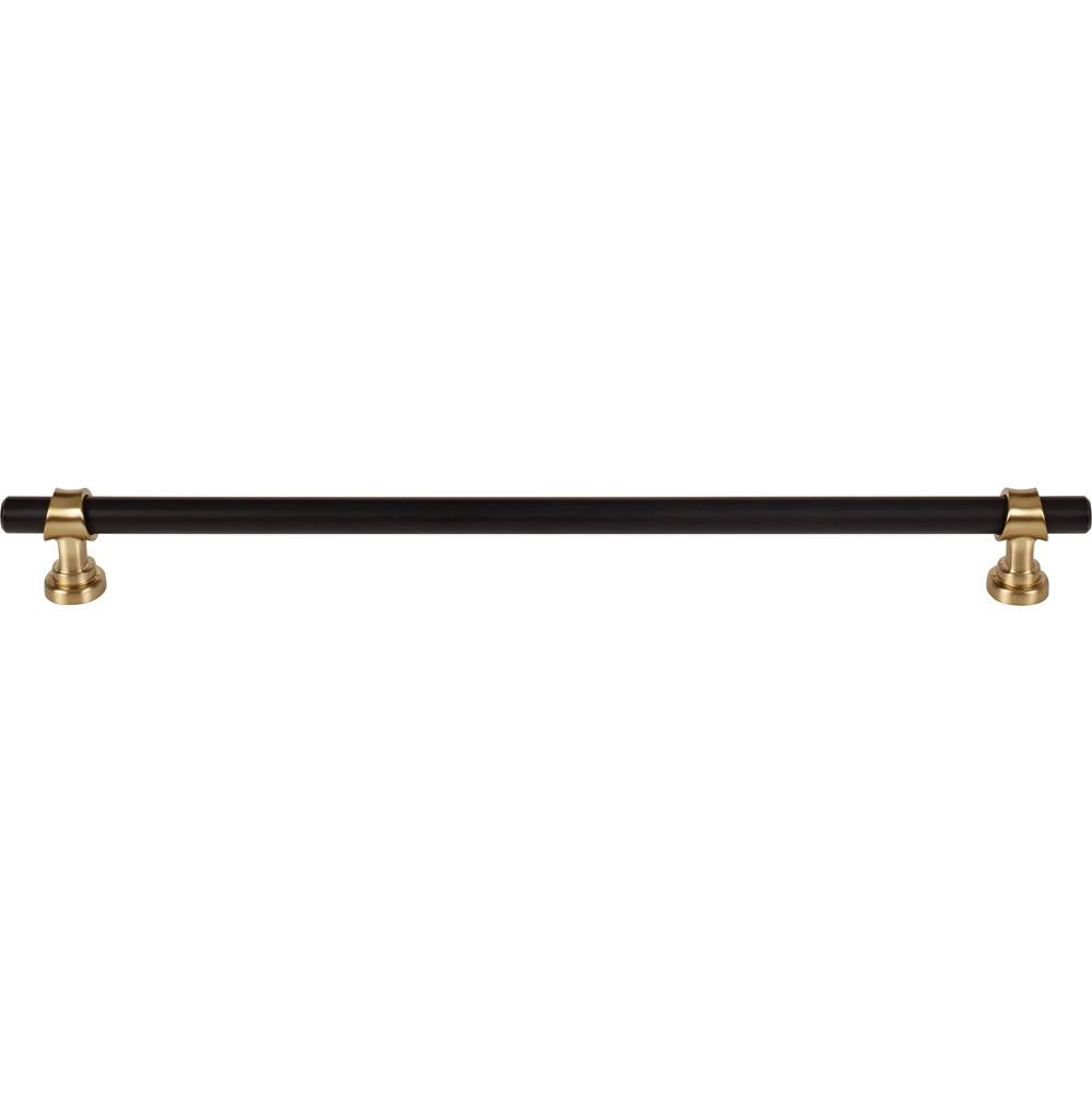 Top Knobs - Bit Pull 12 Inch (c-c) Flat Black and Honey Bronze