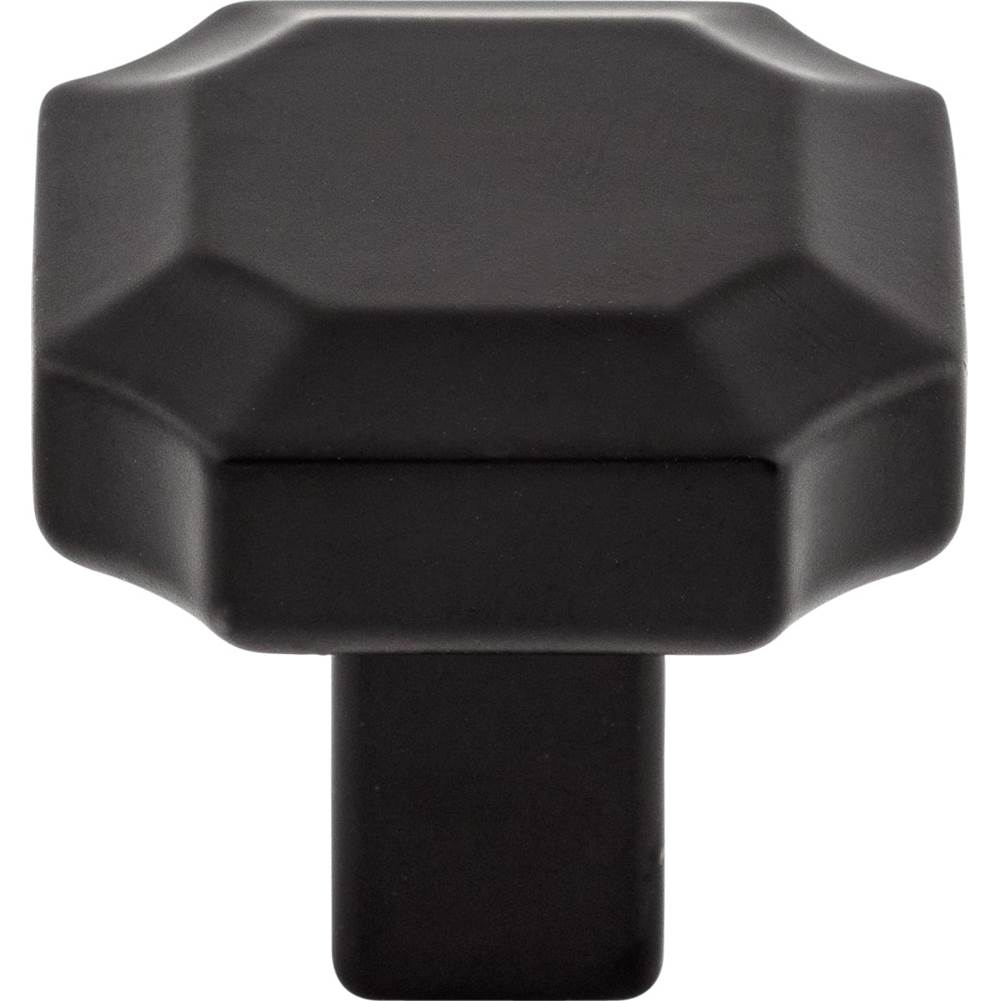 Top Knobs - Davenport Knob 1 1/4 Inch Flat Black - Flat Black