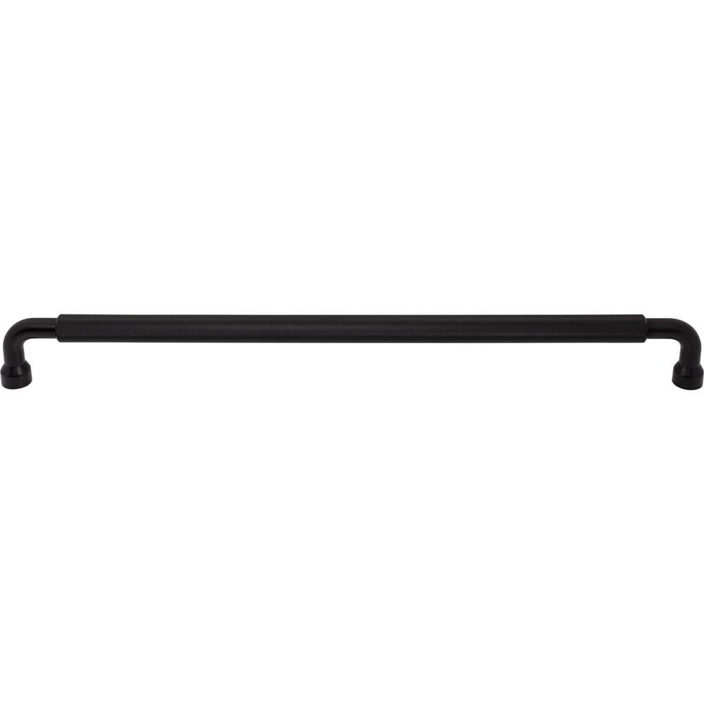 Top Knobs - Garrison Appliance Pull 18 Inch (c-c) Flat Black - Flat Black