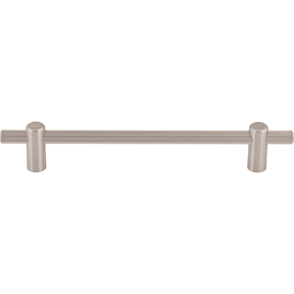 Top Knobs - Dempsey Pull 6 5/16 Inch (c-c) Brushed Satin Nickel - Brushed Satin Nickel
