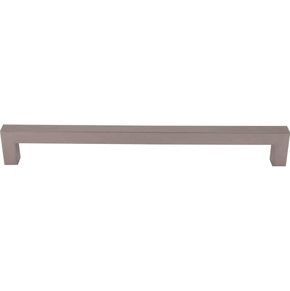 Top Knobs - Square Bar Appliance Pull 12 Inch (c-c) Ash Gray - Ash Gray