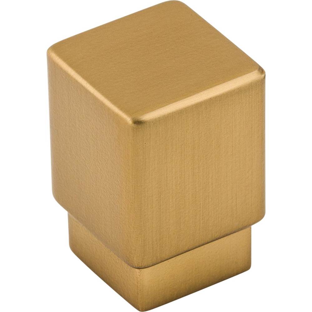Tapered Square Knob 3/4 Inch Ash Gray