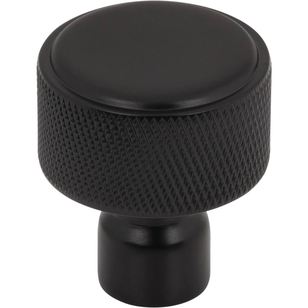 Top Knobs - Garrison Knob 1 1/8 Inch Flat Black - Flat Black