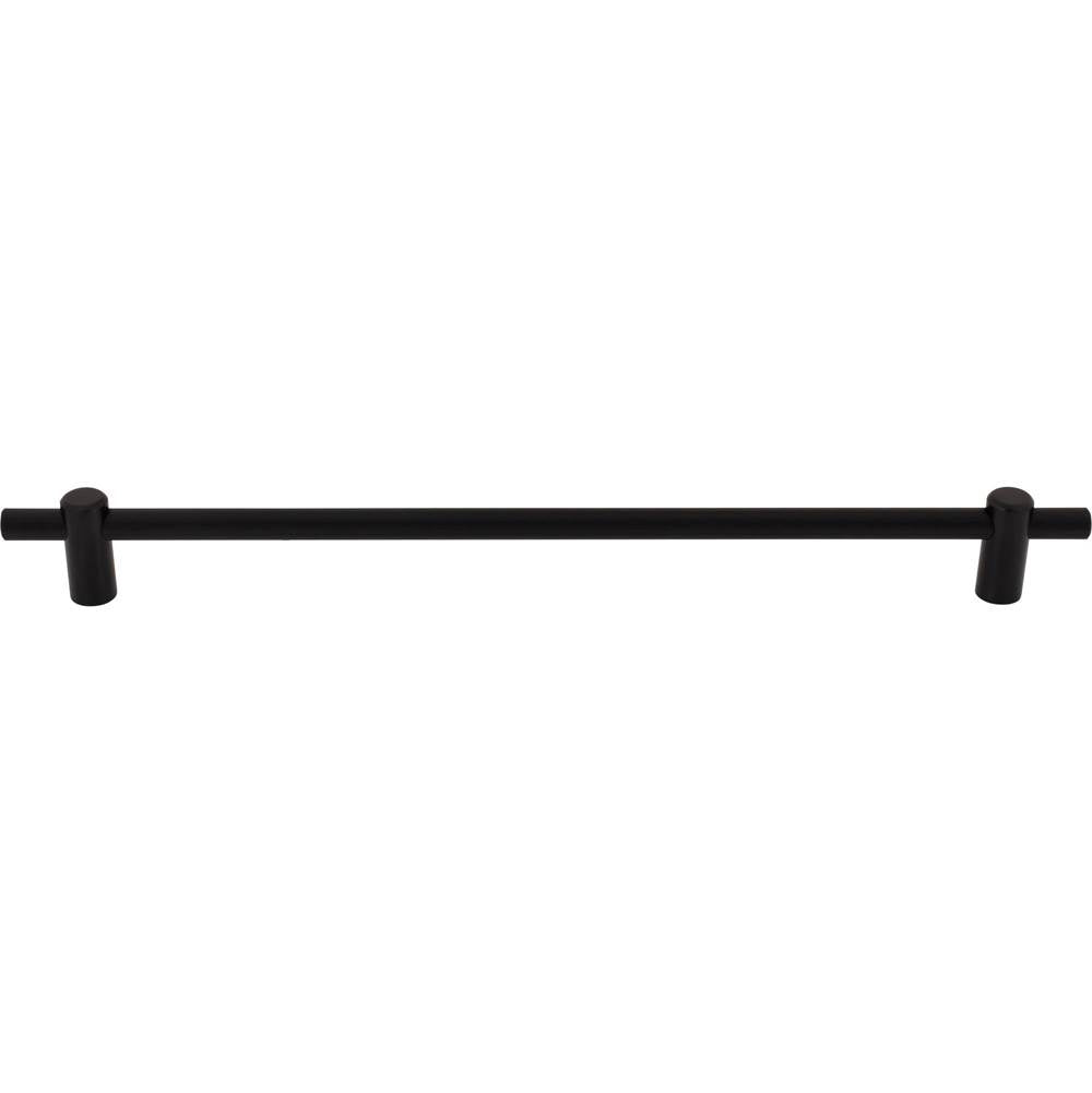 Top Knobs - Dempsey Appliance Pull 18 Inch (c-c) Flat Black - Flat Black