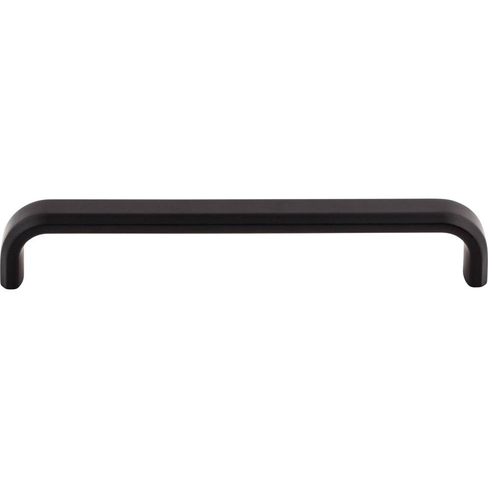 Top Knobs - Telfair Pull 6 5/16 Inch (c-c) Flat Black - Flat Black