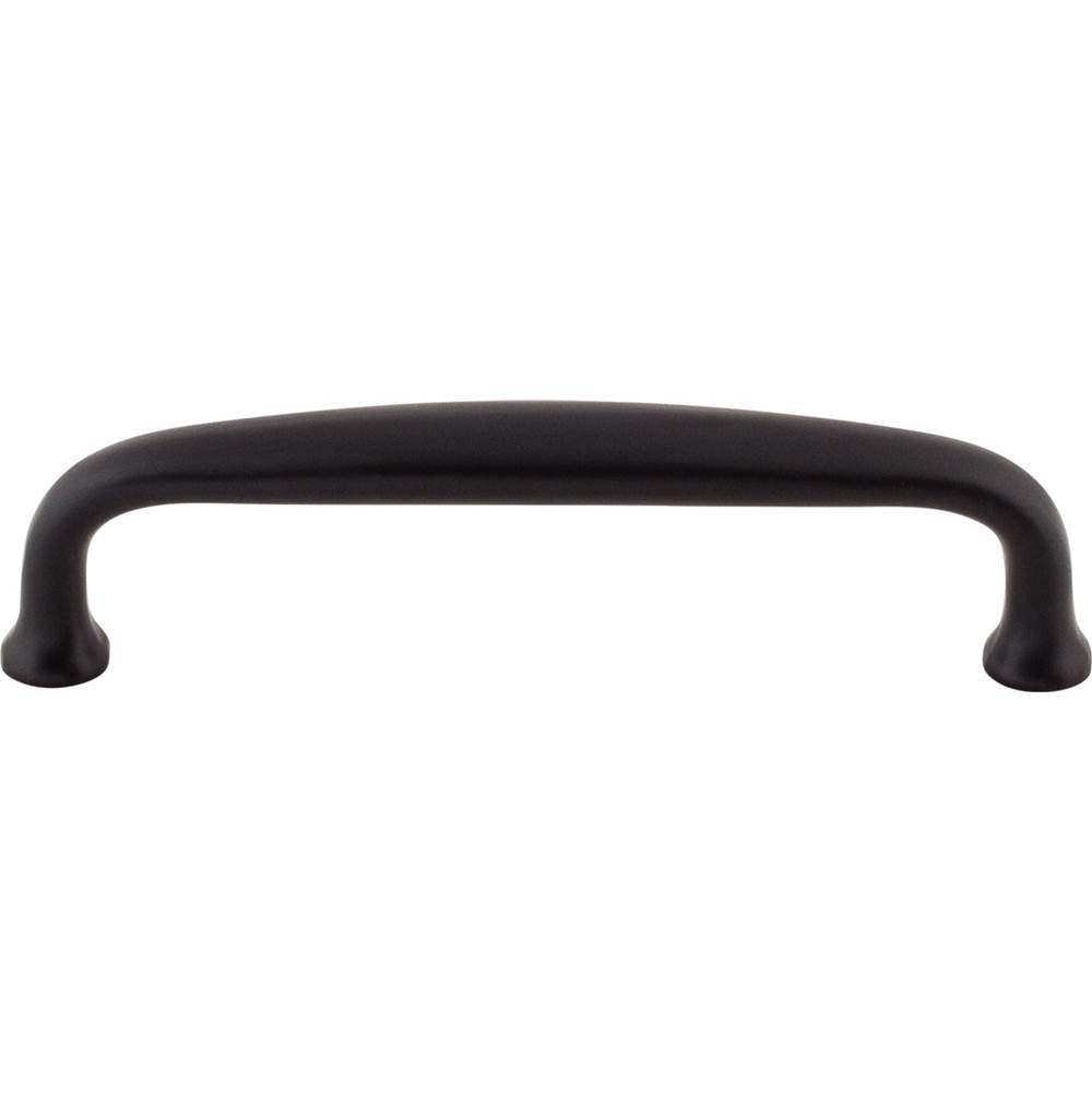 Top Knobs - Charlotte Pull 4 Inch (c-c) Flat Black - Flat Black