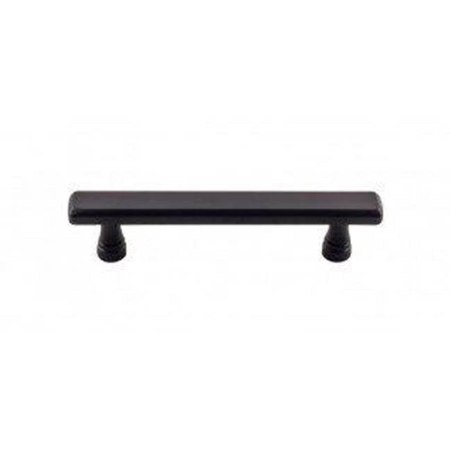Top Knobs - Kingsbridge Pull 3 3/4 Inch (c-c) Flat Black - Flat Black