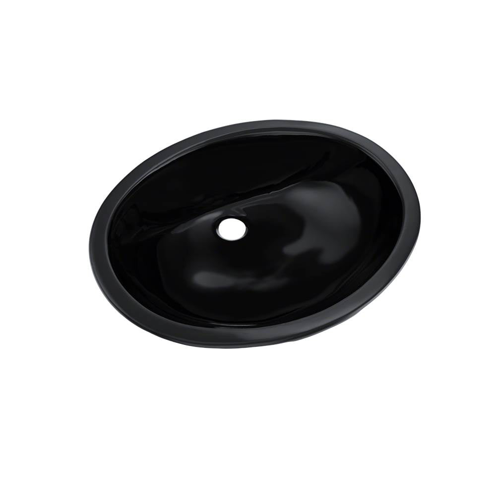 TOTO - Toto Rendezvous Oval Undermount Bathroom Sink, Ebony - Ebony