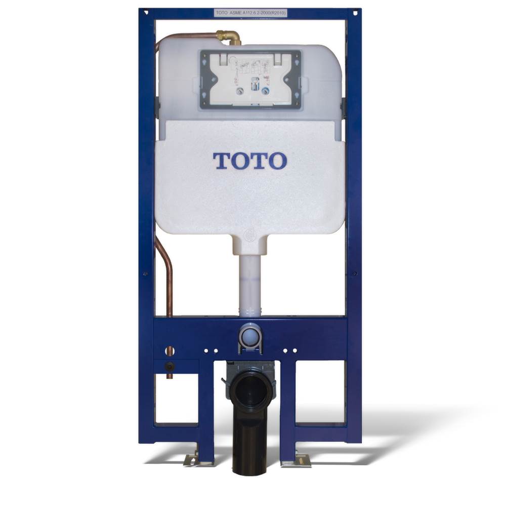 Toto Duofit In-Wall Dual Flush 1.28 And 0.9 Gpf Tank System, Copper Supply Line
