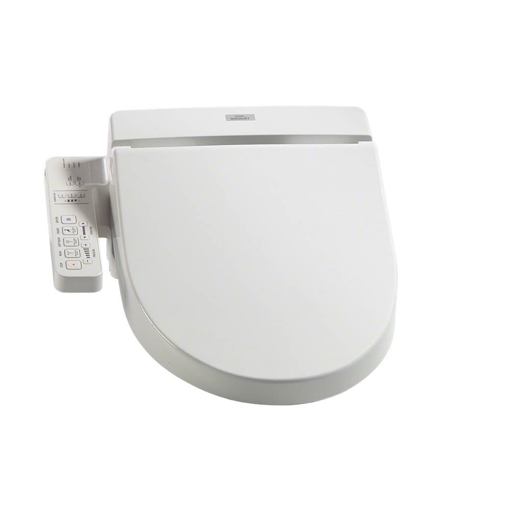 TOTO C100 WASHLET+ Ready Electronic Bidet Toilet Seat with PREMISTE, Elongated, Cotton White