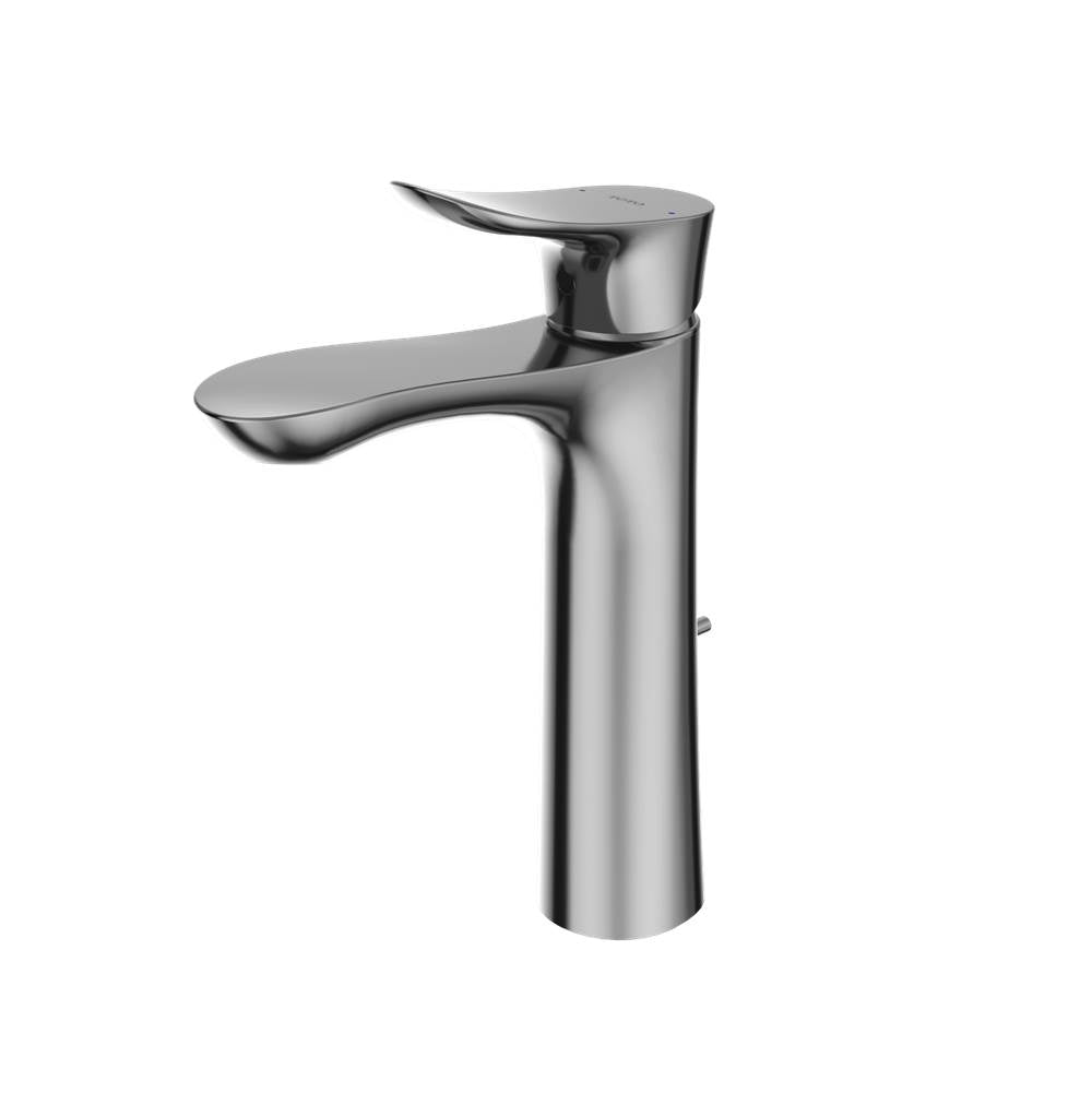 Toto Go 1.2 Gpm Single Handle Semi-Vessel Bathroom Sink Faucet With Comfort GlideE Technology, Brushed Nickel