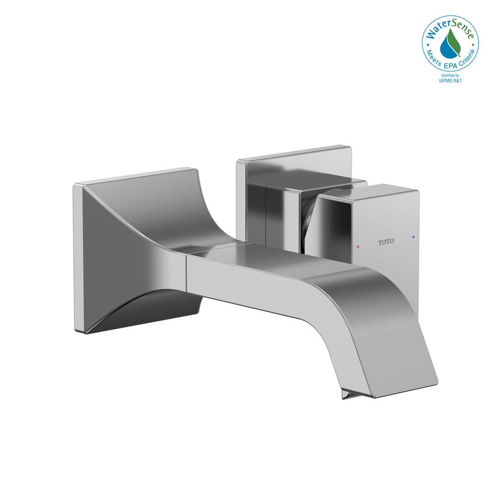 TOTO - Toto Gc 1.2 Gpm Wall-Mount Single-Handle Bathroom Faucet With Comfort Glide Technology, Polished Chrome - Polished Chrome