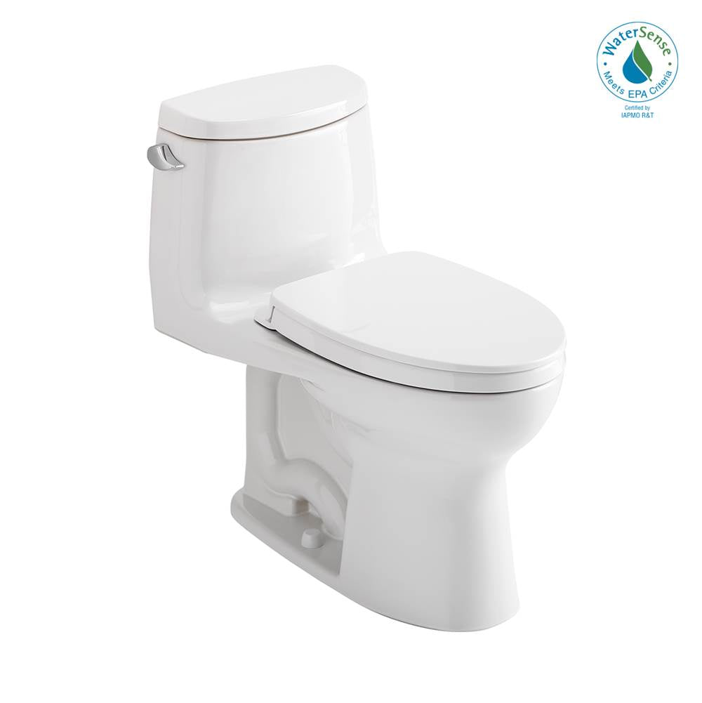 TOTO - TOTO UltraMax II One-Piece Elongated 1.28 GPF Universal Height Toilet with CEFIONTECT and SS124 SoftClose Seat, WASHLET+ Ready, Sedona Beige - Sedona Beige