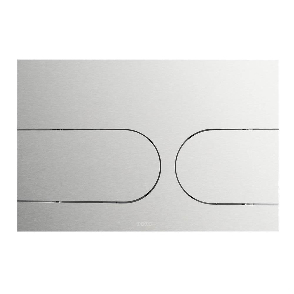 TOTO - Toto Dual Flush Round Push Button Plate For Select Duofit In-Wall Tank Unit, Stainless Steel - Stainless Steel