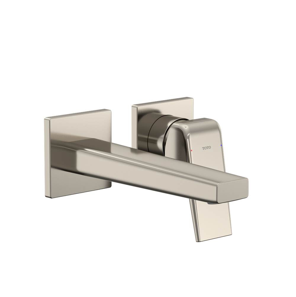 Toto Gb 1.2 Gpm Wall-Mount Single-Handle Bathroom Faucet With Comfort Glide Technology, Brushed Nickel