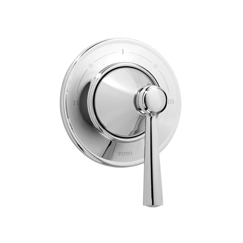 TOTO - Toto SilasE Three-Way Diverter Trim With Off, Polished Chrome - Polished Chrome