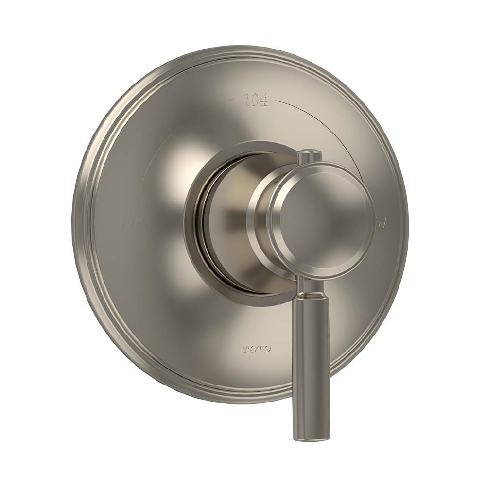 TOTO - Toto KeaneE Thermostatic Mixing Valve Trim, Brushed Nickel - Brushed Nickel