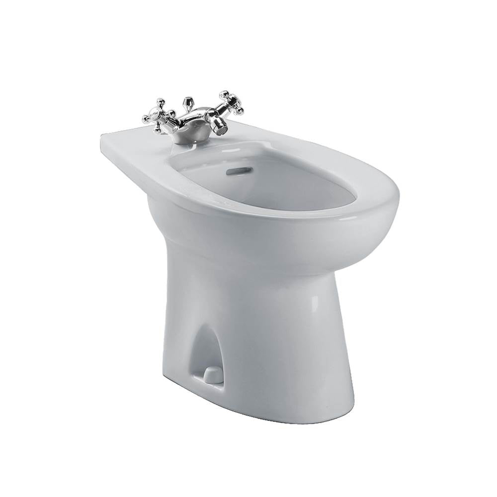 TOTO - Toto Piedmont Single Hole Deck Mounted Faucet Bidet, Colonial White - Colonial White