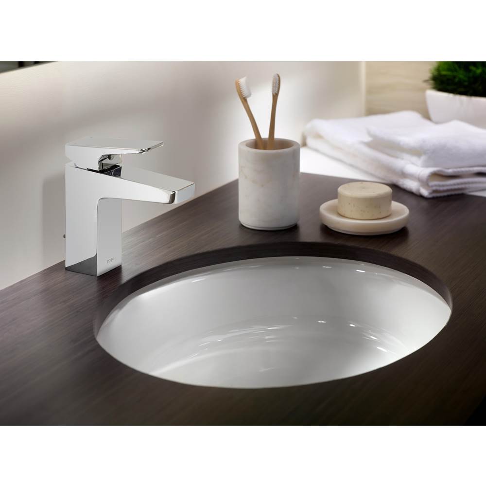 Toto OberonE F Single Handle 1.5 Gpm Bathroom Sink Faucet, Polished Chrome