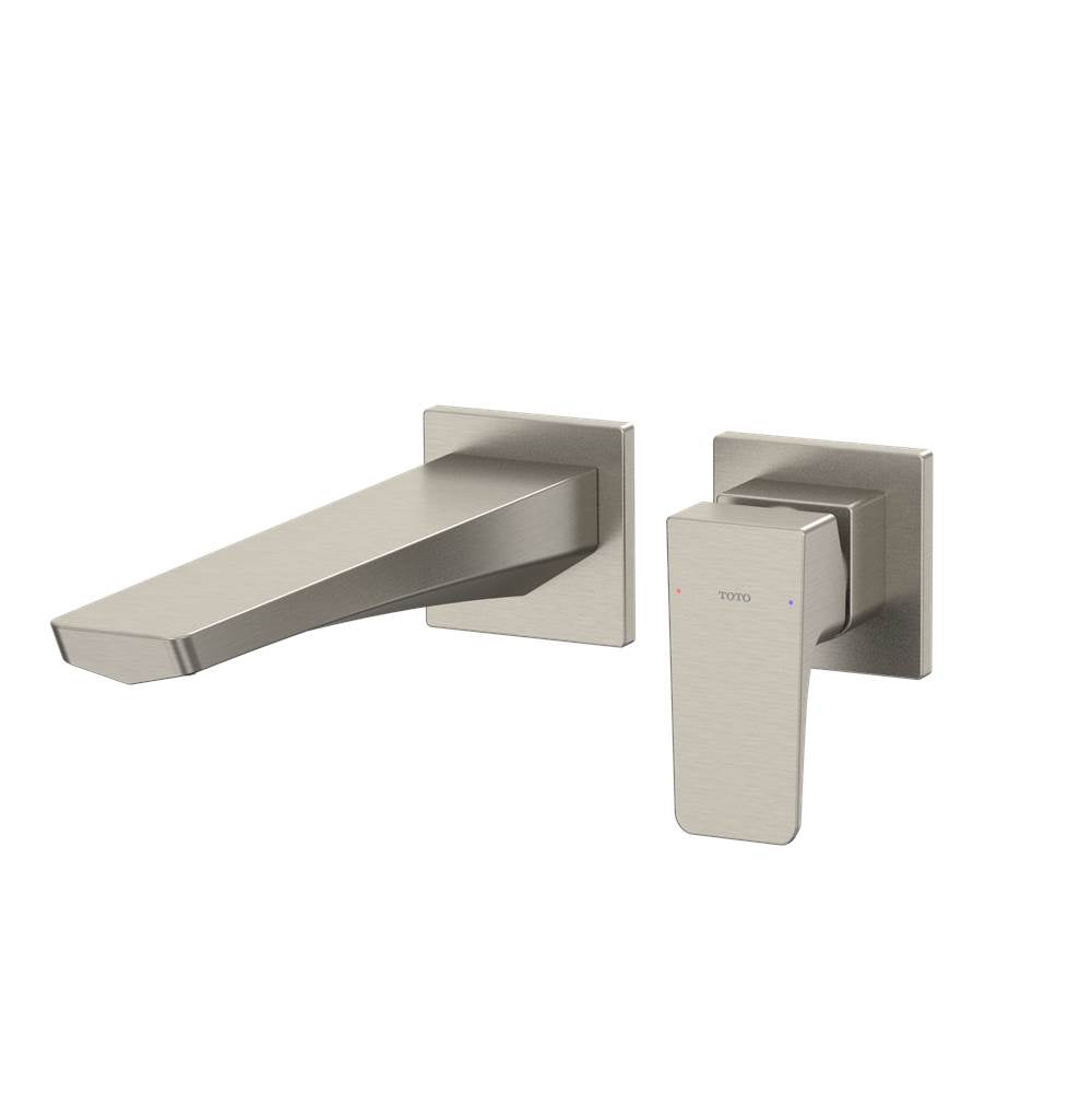 Toto Ge 1.2 Gpm Wall-Mount Single-Handle Long Bathroom Faucet With Comfort Glide Technology, Brushed Nickel
