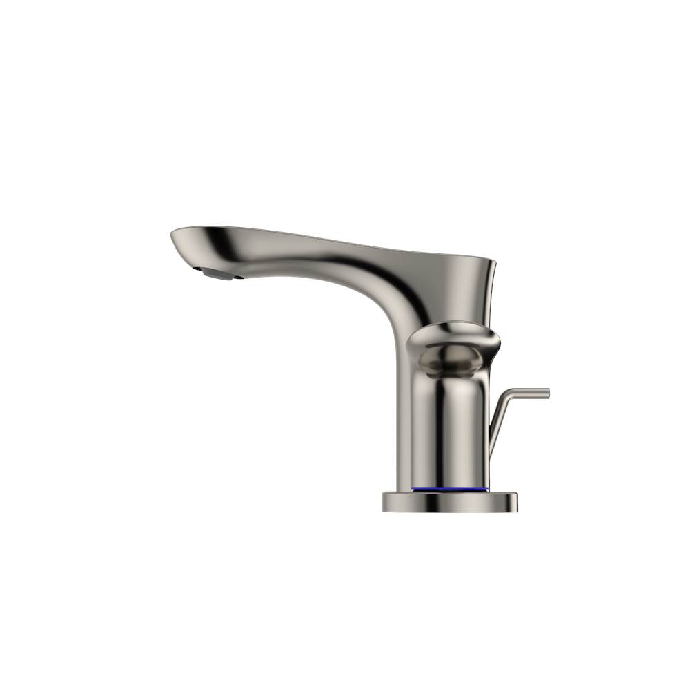 Toto Go Series 1.2 Gpm Two Handle Widespread Bathroom Sink Faucet With Drain Assembly, Brushed Nickel