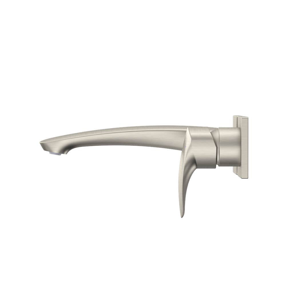 Toto Gm 1.2 Gpm Wall-Mount Single-Handle Long Bathroom Faucet With Comfort Glide Technology, Brushed Nickel