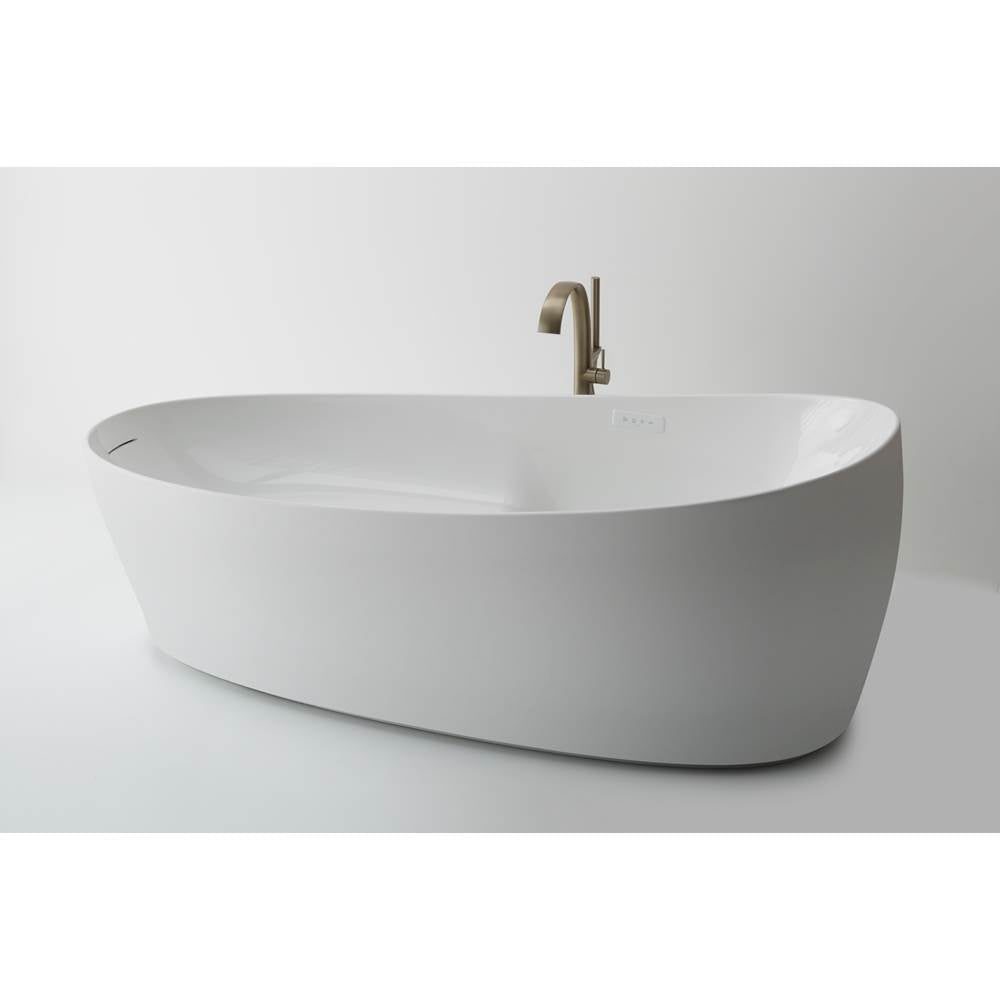 Toto Flotation Bathtub With Zero Dimension And Hydrohands, Gloss White
