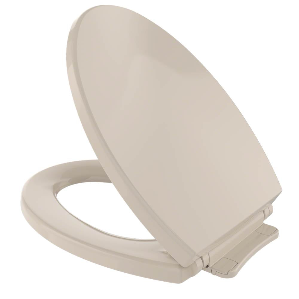 TOTO - TOTO SoftClose Slow Close Elongated Toilet Seat and Lid, Bone - Bone