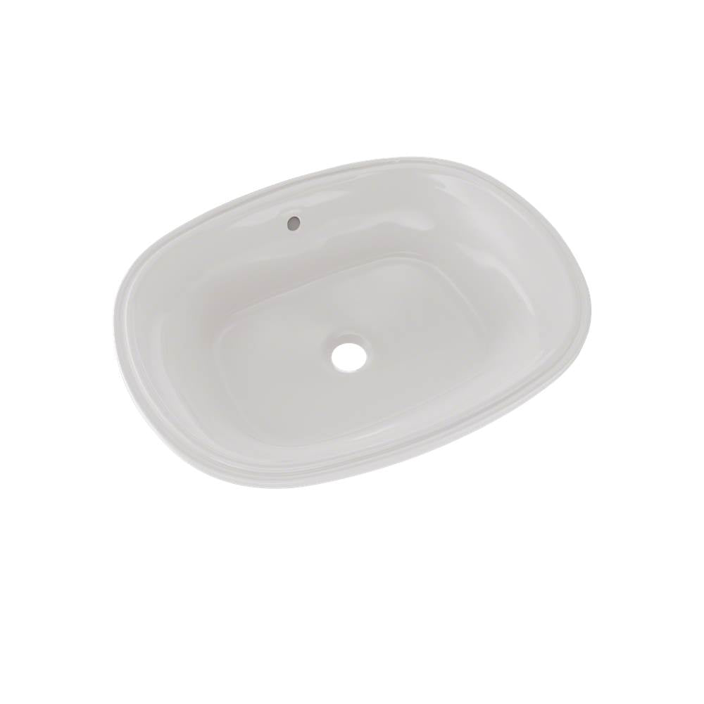 TOTO - Toto MarisE 20-5/16'' X 15-9/16'' Oval Undermount Bathroom Sink With Cefiontect, Colonial White - Colonial White