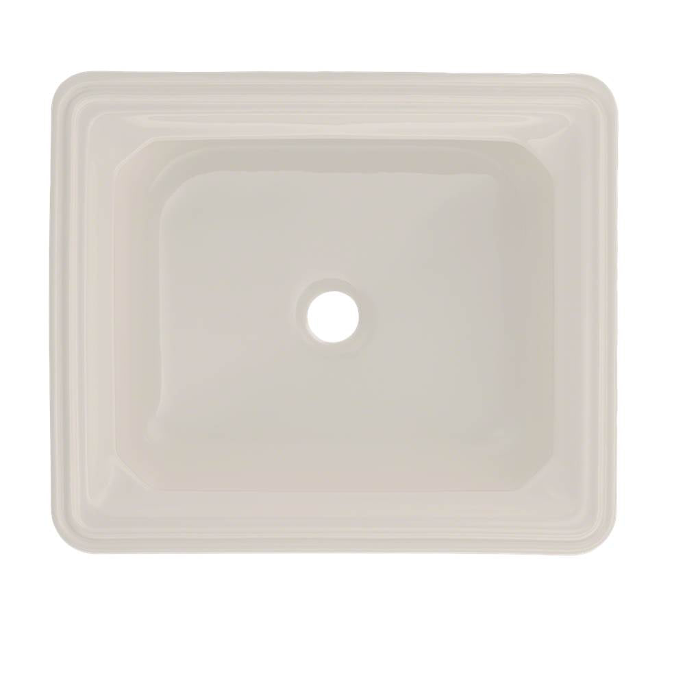 Toto Guinevere Rectangular Undermount Bathroom Sink With Cefiontect, Cotton White