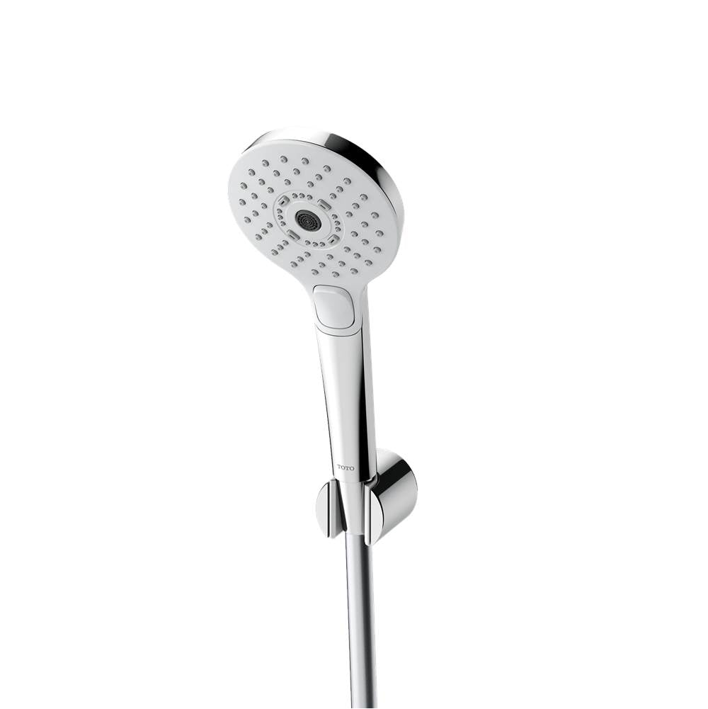 Toto G Series 1.75 Gpm Multifunction 4 Inch Round Handshower With Active Wave, Comfort Wave, And Warm Spa, Brushed Nickel
