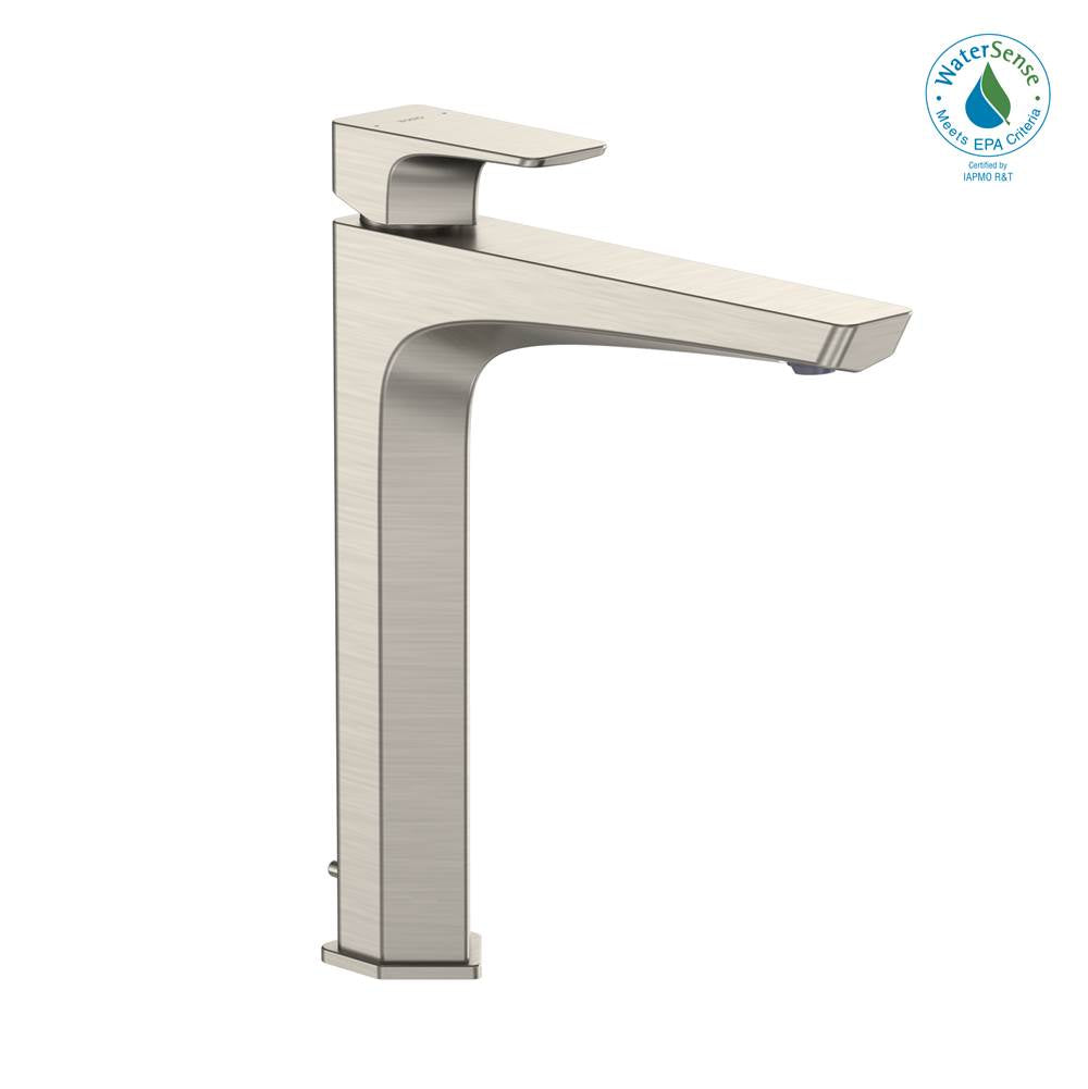TOTO - Toto Ge 1.2 Gpm Single Handle Vessel Bathroom Sink Faucet With Comfort Glide Technology, Brushed Nickel - Brushed Nickel