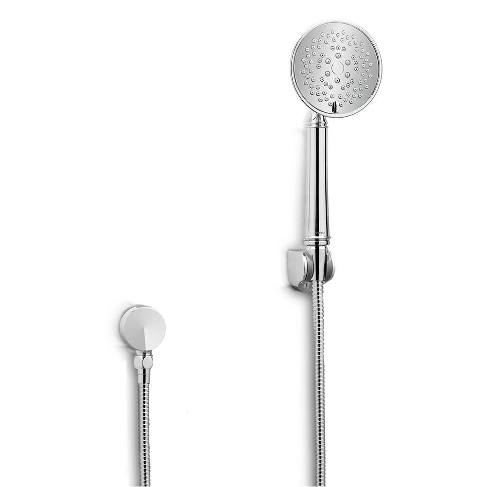 TOTO - Toto Traditional Collection Series A Five Spray Modes 4.5 Inch 2.5 Gpm Handshower, Polished Chrome - Polished Chrome