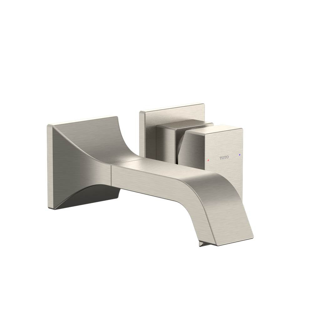 Toto Gc 1.2 Gpm Wall-Mount Single-Handle Bathroom Faucet With Comfort Glide Technology, Brushed Nickel