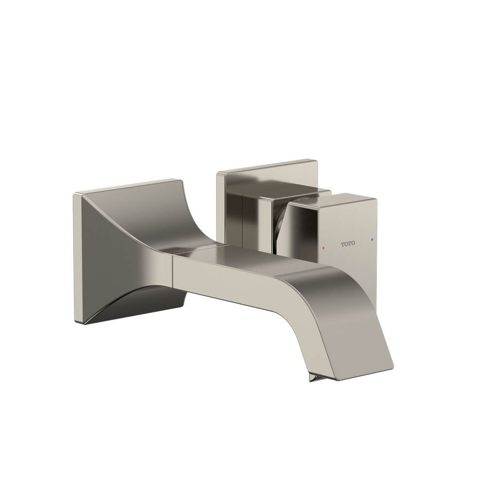Toto Gc 1.2 Gpm Wall-Mount Single-Handle Bathroom Faucet With Comfort Glide Technology, Brushed Nickel