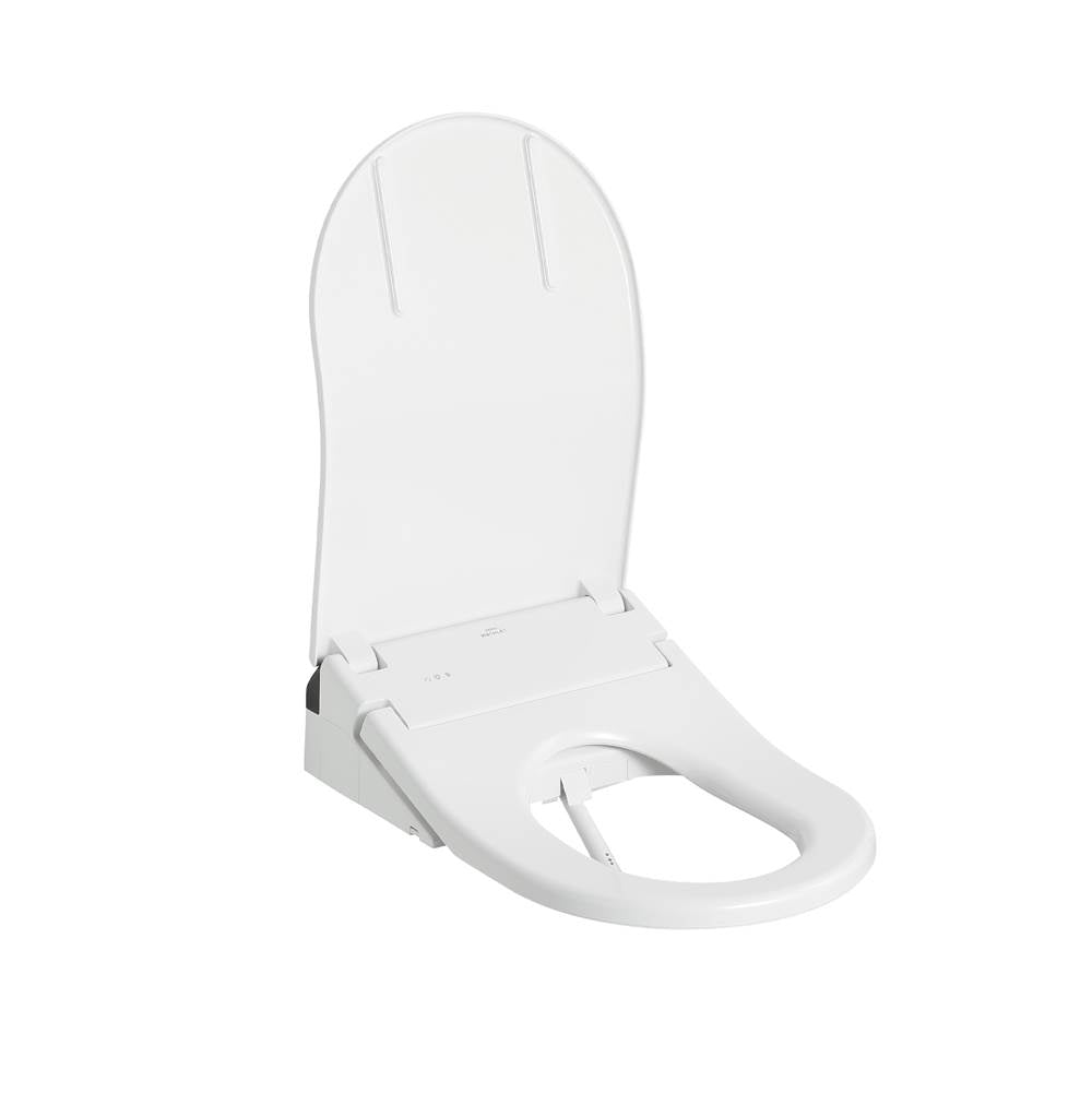 TOTO RX WASHLET+ Ready Electronic Bidet Toilet Seat with Auto Flush Ready Cotton White