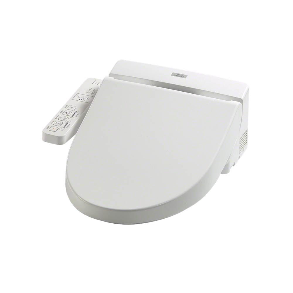 TOTO C100 WASHLET+ Ready Electronic Bidet Toilet Seat with PREMISTE, Elongated, Cotton White