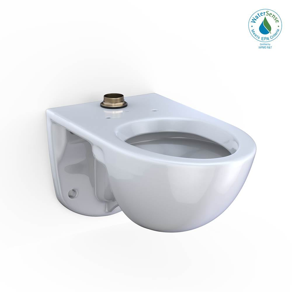 TOTO - TORNADO FLUSH Commercial Flushometer Wall-Mounted Toilet, Elongated, Cotton White - Cotton White